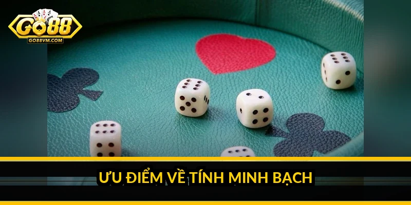 Ưu điểm về tính minh bạch